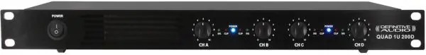 Certifié Definitive audio QUAD 1U 200D