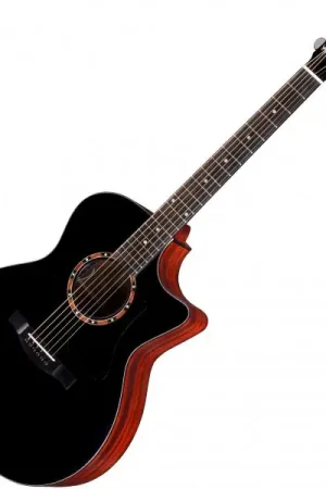 Eastman AC122-2CE - black satin Soldes