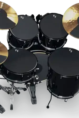 Achetez Aujourd’hui Vic firth Sourdine Stage Rock 22/10/12/14/16 + Cymbales - pack peaux
