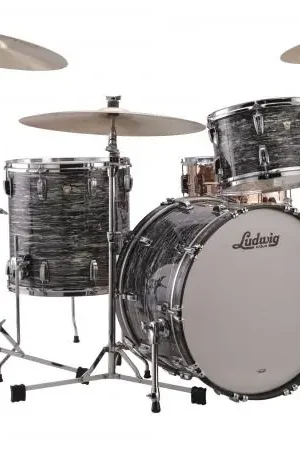 Meilleure Vente Ludwig Kit Classic Maple Fab V - 3 fûts - vintage black oyster