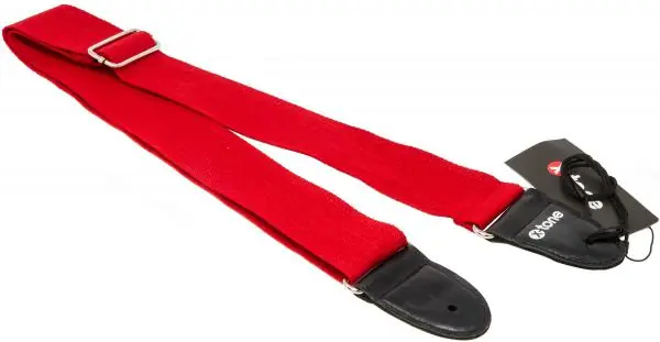 X-tone XG 3111 Cotton Metal Buckle Guitar Strap - Red Meilleure Vente