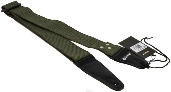 X-tone XG 3109 Cotton Guitar Strap - Green Certifié