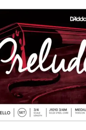 D'addario Prelude J1010 3/4M Jeu De Cordes Pour Violoncelle 3/4 Medium Livraison Gratuite