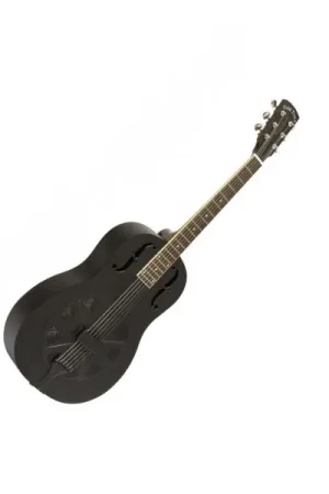 Achat Immédiat Gold tone Paul Beard GRS Metal Body Resonator Guitar +Case - metal
