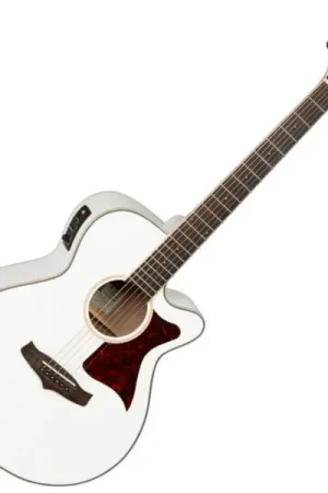 Tanglewood TW4WH Winterleaf Super Folk Cutaway - white gloss Acheter En Ligne