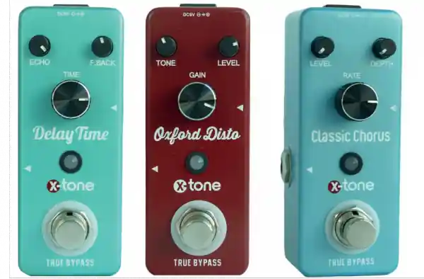 X-tone pack 3 effets Disto + Chorus + Delay Meilleur Choix