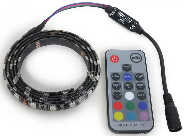 Populaire Temple audio design RGB LED Light Strip With Remote For Trio 21