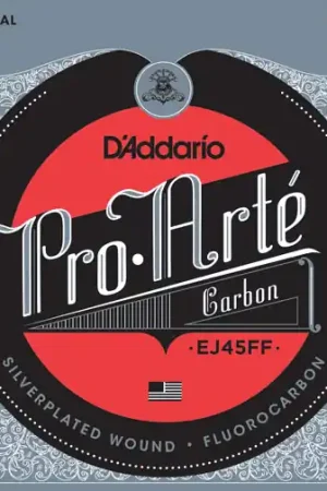 Acheter Direct D'addario EJ45FF Pro-Arté Carbon, Dynacore Basses, Normal Tension - jeu de 6 cordes