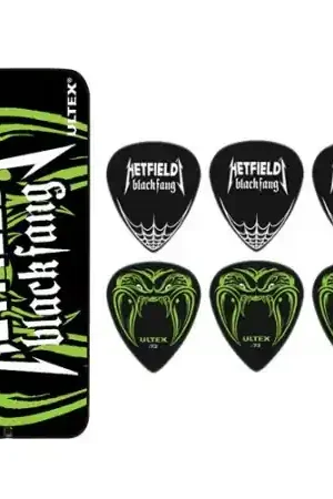 Dernière Chance Jim dunlop PH112T973 James Hetfield Collector Box PACK DE 6 - 0.73MM