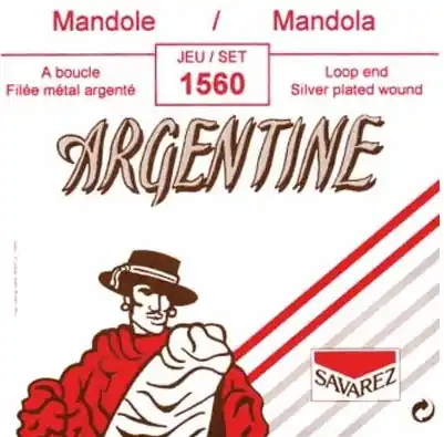Commander Vite Savarez Mandole 8C Argentine à boucle - jeu de 6 cordes