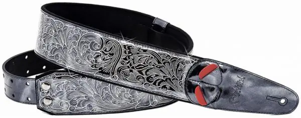Righton straps Vegan Mojo Revolver Guitar Strap - Titanium Pas Cher