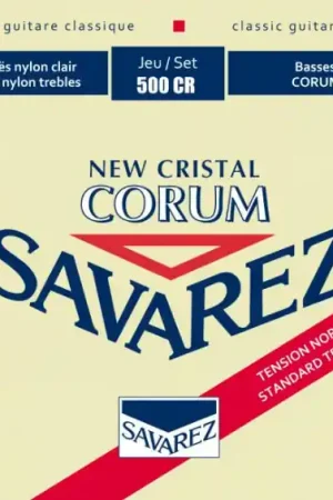 Savarez New Cristal Corum Normal Tension 500CR - jeu de 6 cordes Commande En Gros