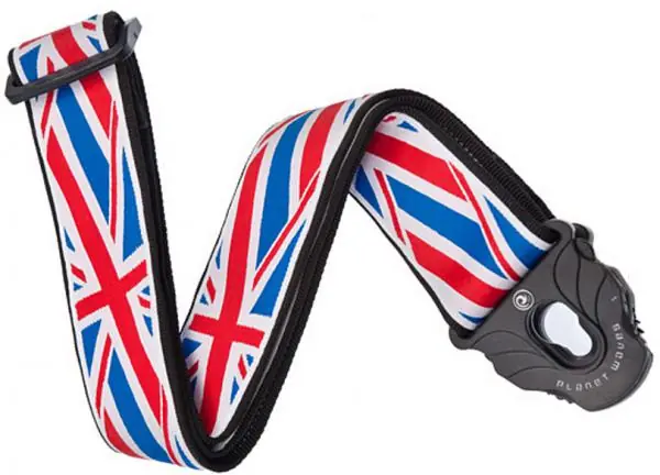 Bon Plan D'addario Lock Guitar Strap Union Jack