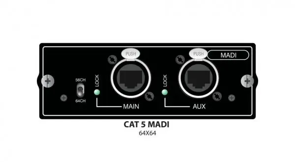 Prix Promo Soundcraft SI Option Card MADI Cat5