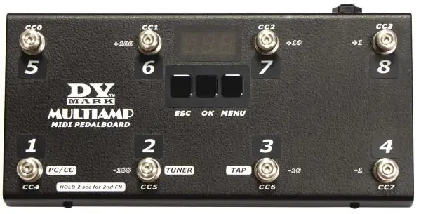 Certifié Dv mark Multiamp PedalBoard MIDI